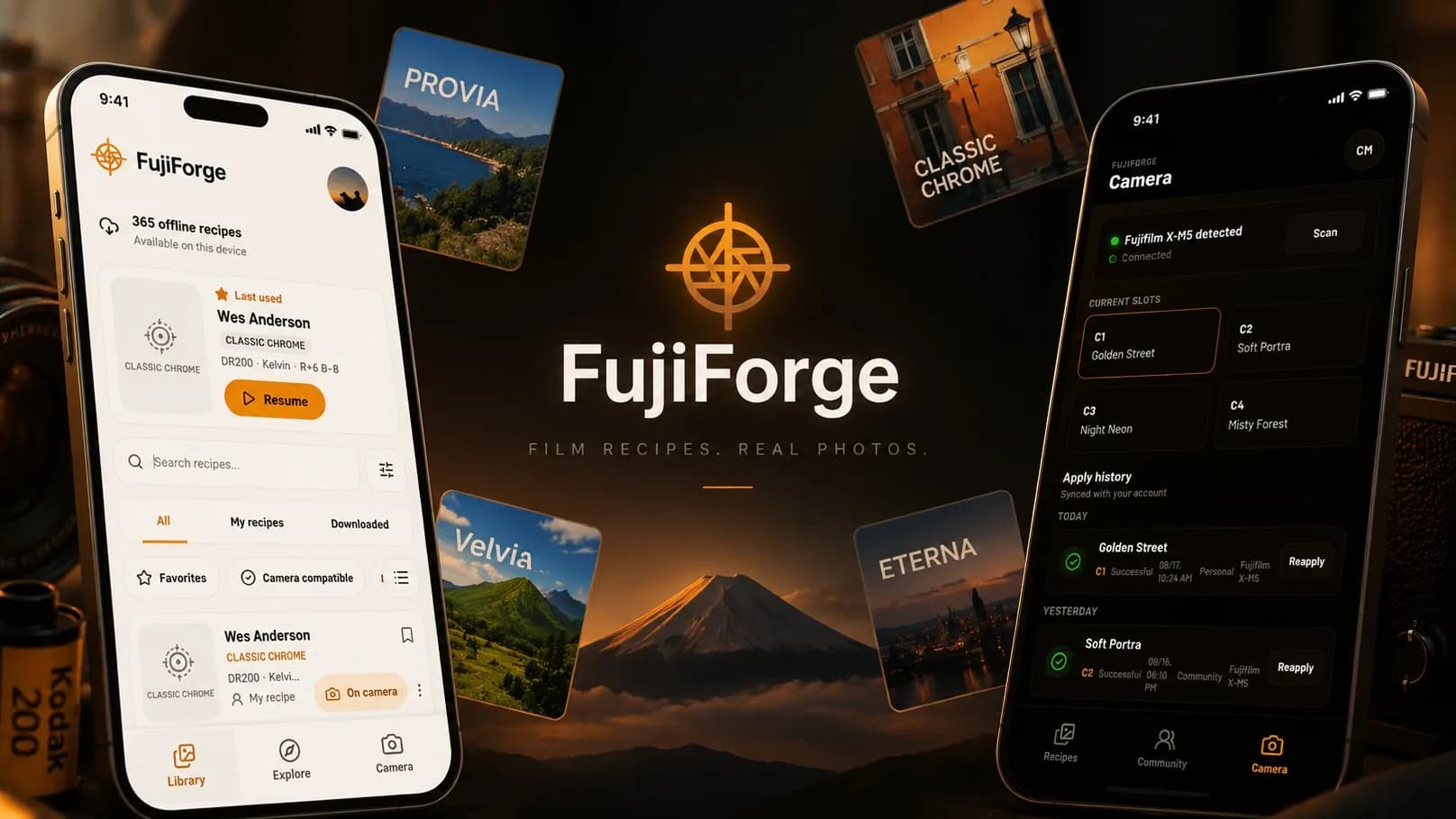 Aperçu du projet FujiForge